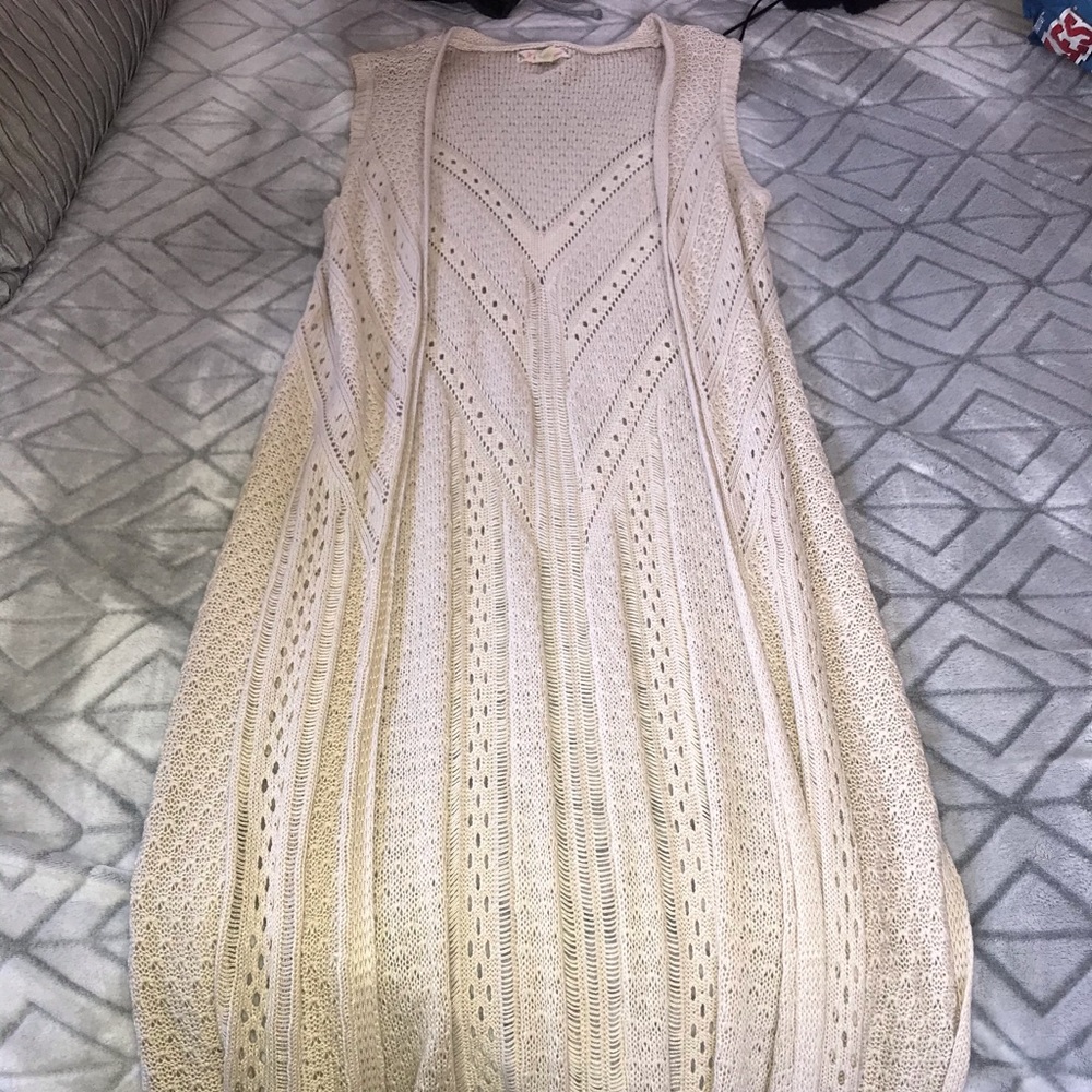 Long knitted Shaw